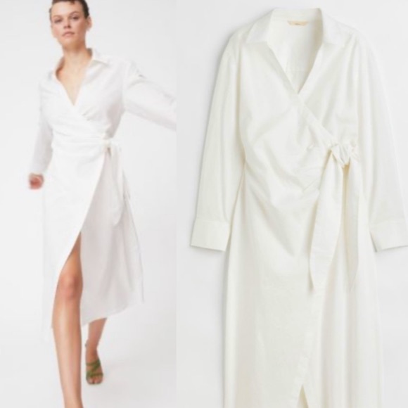 H&M Dresses & Skirts - H&M conscious polka dot dress xsmall runs big med